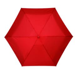 Lekki, super-mini parasol reklamowy POCKET, czerwony