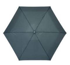 Lekki, super-mini parasol reklamowy POCKET, szary