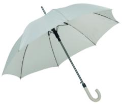 Automatyczny parasol reklamowy JUBILEE, perłowy szary