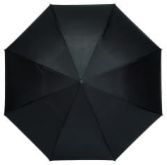 parasol reklamowy FLIPPED, jasnozielony, czarny