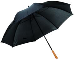 parasol reklamowy typu golf RAINDROPS, czarny