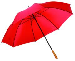 parasol reklamowy typu golf RAINDROPS, czerwony