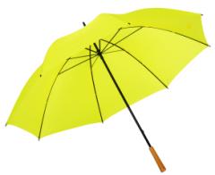 parasol reklamowy typu golf RAINDROPS, żółty