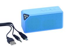 Głośnik Bluetooth CUBOID, niebieski