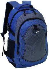 Plecak HIGH-CLASS, niebieski, szary