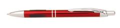 Aluminiowy Długopis reklamowy LUCERNE, czerwony