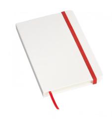Notes AUTHOR w formacie A6, biały, czerwony