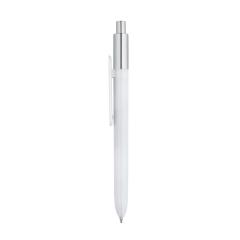 Długopis wykonany z ABS, błyszczące wykończnie i lakierowany wierzch z chromowym wykończeniem KIWU Chrome