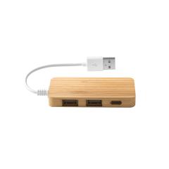 Bambusowy HUB USB