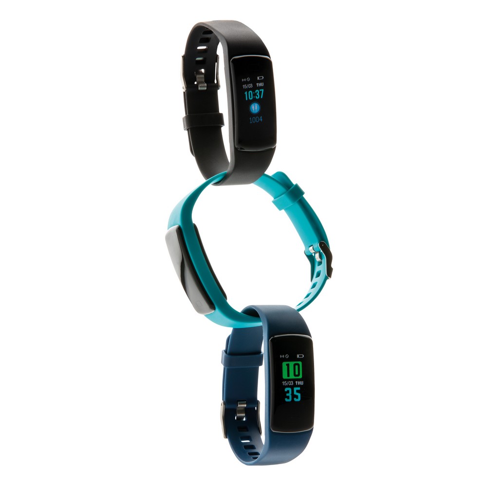 Monitor aktywności Stay Fit, bezprzewodowy zegarek wielofunkcyjny, monitor pracy serca