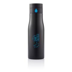 Butelka sportowa 650 ml do monitorowania poziomu nawodnienia Aqua