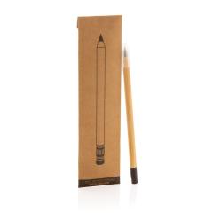 Ołówek z gumką, bambusowy