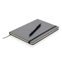 Notatnik A5, twarda okładka i długopis, touch pen