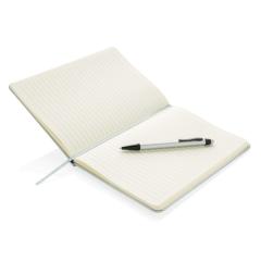 Notatnik A5, twarda okładka i długopis, touch pen