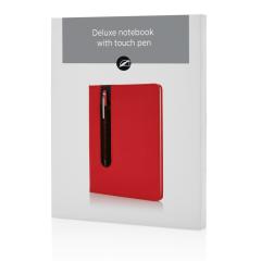 Notatnik A5 Deluxe, touch pen, twarda okładka PU