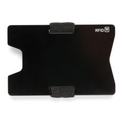 Minimalistyczny aluminiowy portfel, ochrona RFID