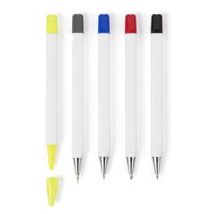 Zestaw piśmienny, ołówek, zakreślacz iDługopis reklamowyy