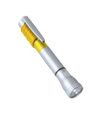Latarka 2 LED, Długopis reklamowy