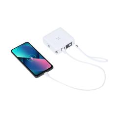 Adapter podróżny, bezprzewodowy power bank 10000 mAh, ładowarka bezprzewodowa 15W