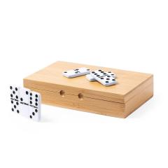 Domino w bambusowym pudełku