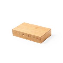 Domino w bambusowym pudełku